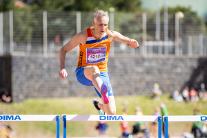Toine in actie tijdens de series. Foto gemaakt door Lubo Novacek